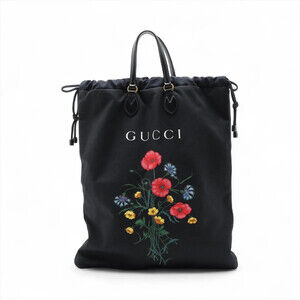 Gucci Canvas Tote Bag Black #238596G36B